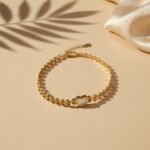 Wheat Leaf Heart Bracelet