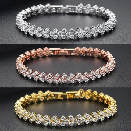 The Infinity-Heart Tennis Bracelet