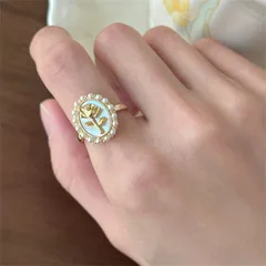 Luxe-Flora Waterproof Non-Tarnish Ring