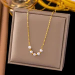 Luminous Simple Pearl Non-Tarnish Chain