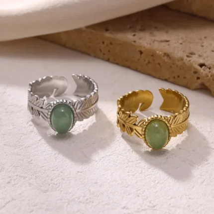 The Sage Leaf Open Ring