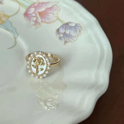 Luxe-Flora Waterproof Non-Tarnish Ring