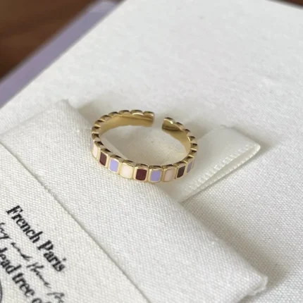 The Mosaic-Tile Open Ring