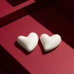 White Twist Hearts