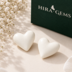 White Twist Hearts